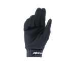 Alpinestars A-Dura Gloves, czarne rękawice MTB, dłoń z syntetycznego zamszu zapewniająca chwyt i trwałość, neoprenowy mankiet z zapięciem na rzep na nadgarstku, wszechstronny sprzęt wyczynowy do kolarstwa górskiego