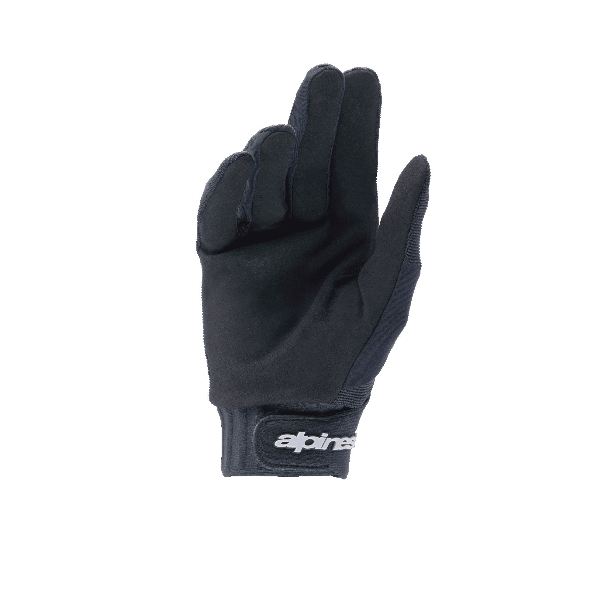 Alpinestars A-Dura Gloves, czarne rękawice MTB, dłoń z syntetycznego zamszu zapewniająca chwyt i trwałość, neoprenowy mankiet z zapięciem na rzep na nadgarstku, wszechstronny sprzęt wyczynowy do kolarstwa górskiego