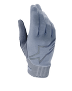 Rękawice Alpinestars A-Dura, rękawice do roweru górskiego, kolor Infinity Blue, teksturowany żebrowany wierzch z dużym logo gwiazdy, neoprenowy mankiet z tłoczonymi detalami, dopasowany krój do jazdy terenowej