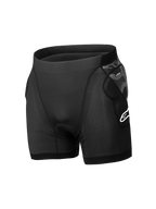 Alpinestars A-Motion Plasma, męskie spodenki ochronne MTB, czarne z kamuflażem, certyfikowane ochraniacze bioder CE poziomu 1, oddychająca siatka
