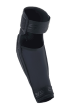 Alpinestars A-Impact Plasma Elite Elbow Protector, czarny, z podwójnym zapięciem na rzepy, o wstępnie zakrzywionym, ergonomicznym kształcie, konstrukcja z materiałów mesh i ripstop, wysokiej klasy ochrona do jazdy na rowerze górskim