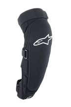 Alpinestars A-Impact Plasma Pro, ochraniacze na kolana i golenie MTB, czarne i białe, z technologią Nucleon PLASMA i systemem zamykania na paski