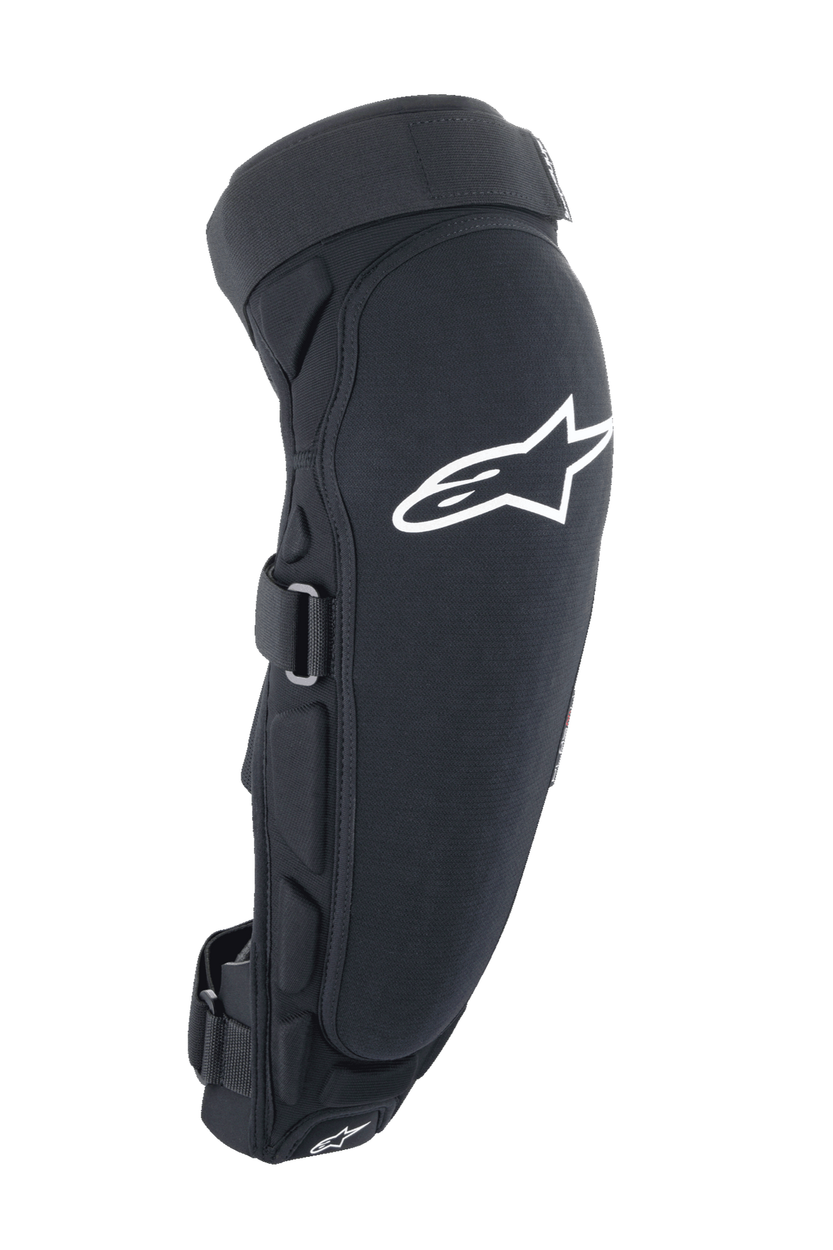 Alpinestars A-Impact Plasma Pro, ochraniacze na kolana i golenie MTB, czarne i białe, z technologią Nucleon PLASMA i systemem zamykania na paski