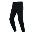 Alpinestars A-Dura Waterproof Pants, MTB Cycling Pants, Black, technical slim-fit design with side zippered pockets and ratchet waist buckle, smooth waterproof fabric, minimalist performance gear for mountain biking
