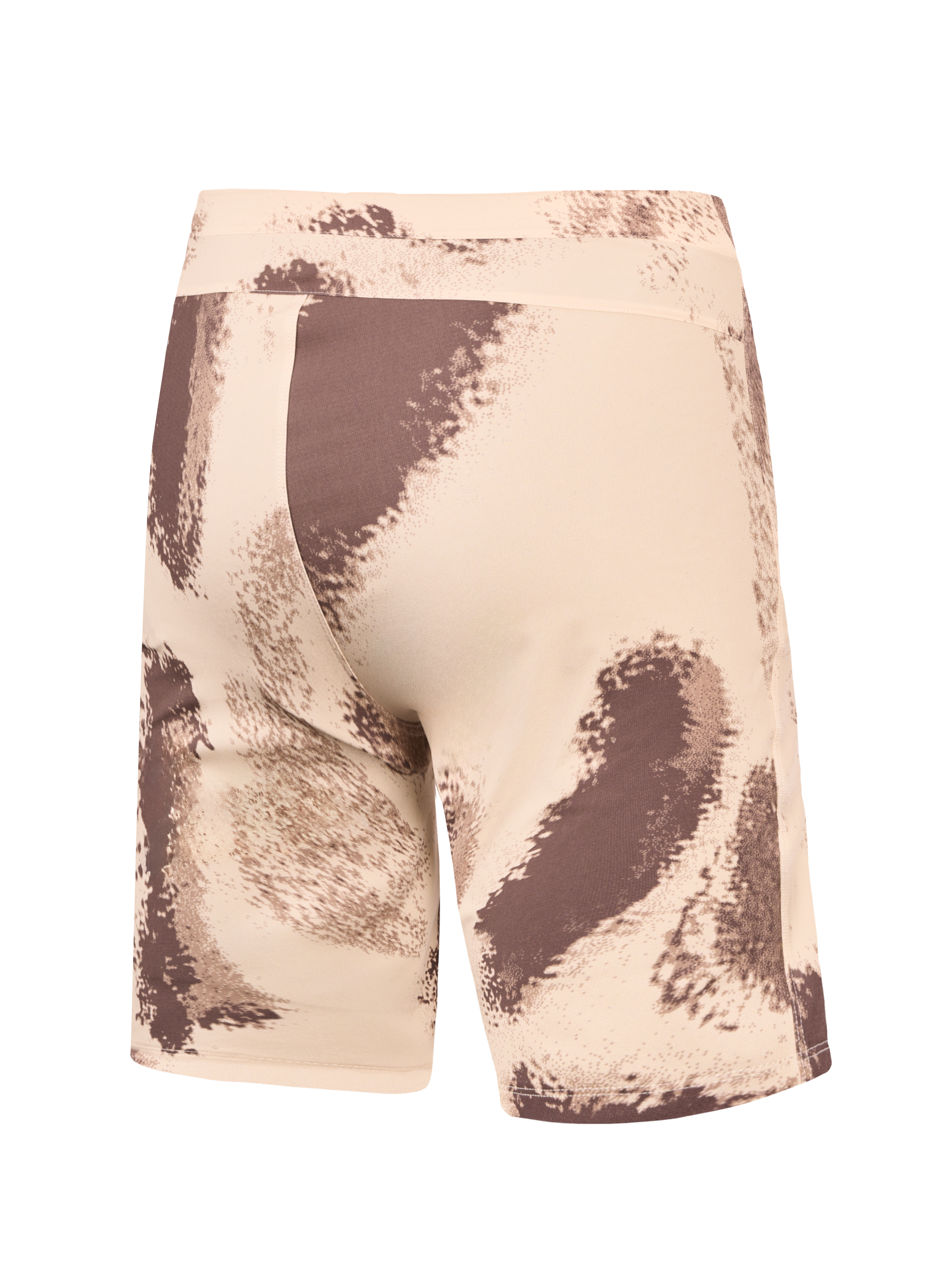 Szorty Alpinestars A-Dura Ride Sand Camo, widok z tyłu, wytrzymały materiał 4-way stretch do jazdy MTB.