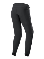 Alpinestars A-Dura Pants, czarne spodnie rowerowe, widok z tyłu, ze zwężanymi nogawkami i elastycznymi mankietami, trwała tkanina rozciągliwa w dwóch kierunkach do kolarstwa górskiego