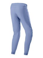 Alpinestars A-Dura Pants, spodnie rowerowe MTB, Infinity Blue, widok z tyłu ukazujący zwężany krój nogawek i elastyczne mankiety, wytrzymała tkanina rozciągliwa w dwóch kierunkach do jazdy terenowej