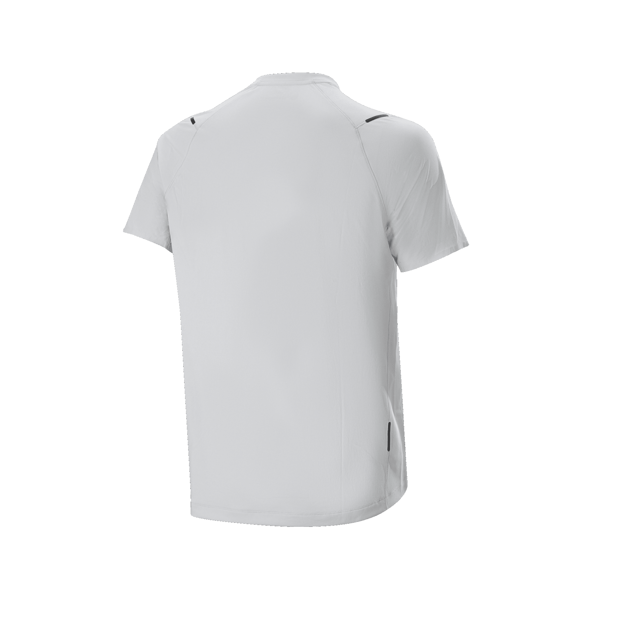 Alpinestars A-Aria Astar Jersey, koszulka rowerowa z krótkim rękawem, kolor White Dove, widok z tyłu, lekka i oddychająca tkanina, przedłużony tył zapewniający osłonę, subtelne akcenty odblaskowe