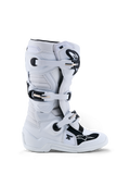 Buty Alpinestars Tech 7S Młodzieżowe, białe i czarne buty motocrossowe, konstrukcja syntetyczna z panelami ochronnymi TPU