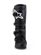 Alpinestars Tech 7 Enduro Gore-Tex, buty motocyklowe enduro, czarne i białe, wodoodporna membrana, certyfikowane CE, wytrzymała ochrona TPU.