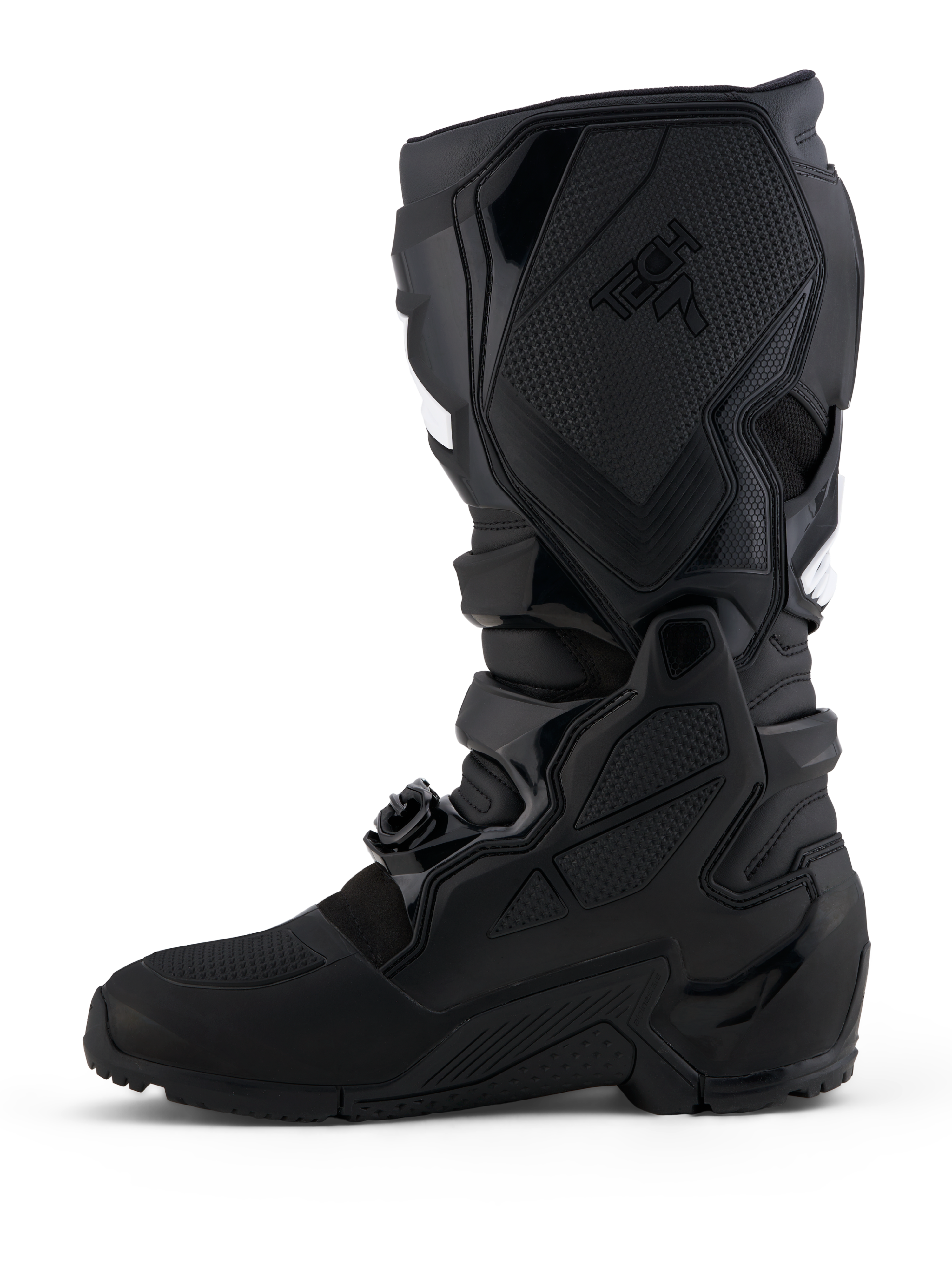 Alpinestars Tech 7 Enduro Gore-Tex, czarno-szare wodoodporne buty motocyklowe off-road do jazdy enduro.