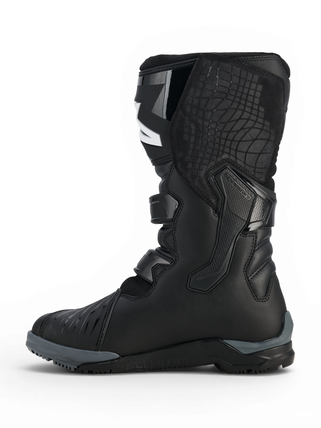Alpinestars Corozal V2 Adventure Drystar®, czarne męskie buty motocyklowe adventure, ochraniacze piszczeli i kostki, klamry regulacyjne, wodoodporna membrana Drystar® i podeszwa terenowa