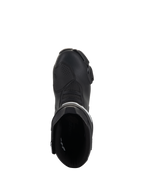 Buty Alpinestars Stella SMX-6 V3, damskie buty motocyklowe wyścigowe i sportowe, czarno-białe, widok z góry ukazujący otwór wejściowy i opływowy nosek, wytrzymała konstrukcja z mikrofibry
