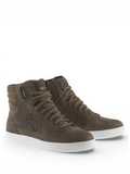 Alpinestars J-6 Waterproof Riding Shoes, Urban Motorcycle Riding, Men, Brown and White, Premium Leather construction.