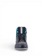 Alpinestars Chrome Women's Drystar® Shoes, waterproof urban motorcycle riding footwear in black and turquoise.