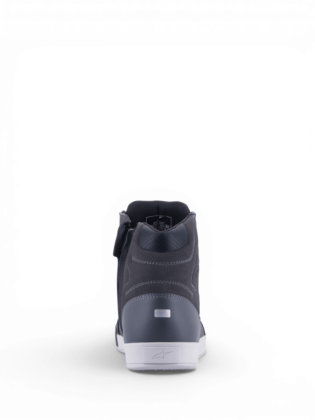 Alpinestars Chrome Women's Drystar® Shoes, waterproof urban riding footwear in Black and Asphalt with reflective heel.