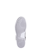 Alpinestars Stella Chrome Drystar® Shoes, women's urban motorcycle footwear, white and gray rubber sole with hexagonal tread.