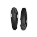 Alpinestars Toe Slider, wymienne ślizgi do butów motocyklowych, czarno-białe, owalne nakładki ochronne z wytłoczonym logo gwiazdy, wytrzymałe metalowe części zamienne do butów wyścigowych
