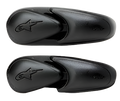 Alpinestars Super SMX 3 Slider, pair of replacement motorcycle boot toe sliders, Black, matte finish with embossed Alpinestars star logo, spare part for SMX-3 footwear