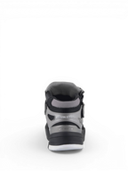 Alpinestars Speedflight Street Shoes, black and gun metal urban motorcycle riding shoes, rear view with ankle disks.