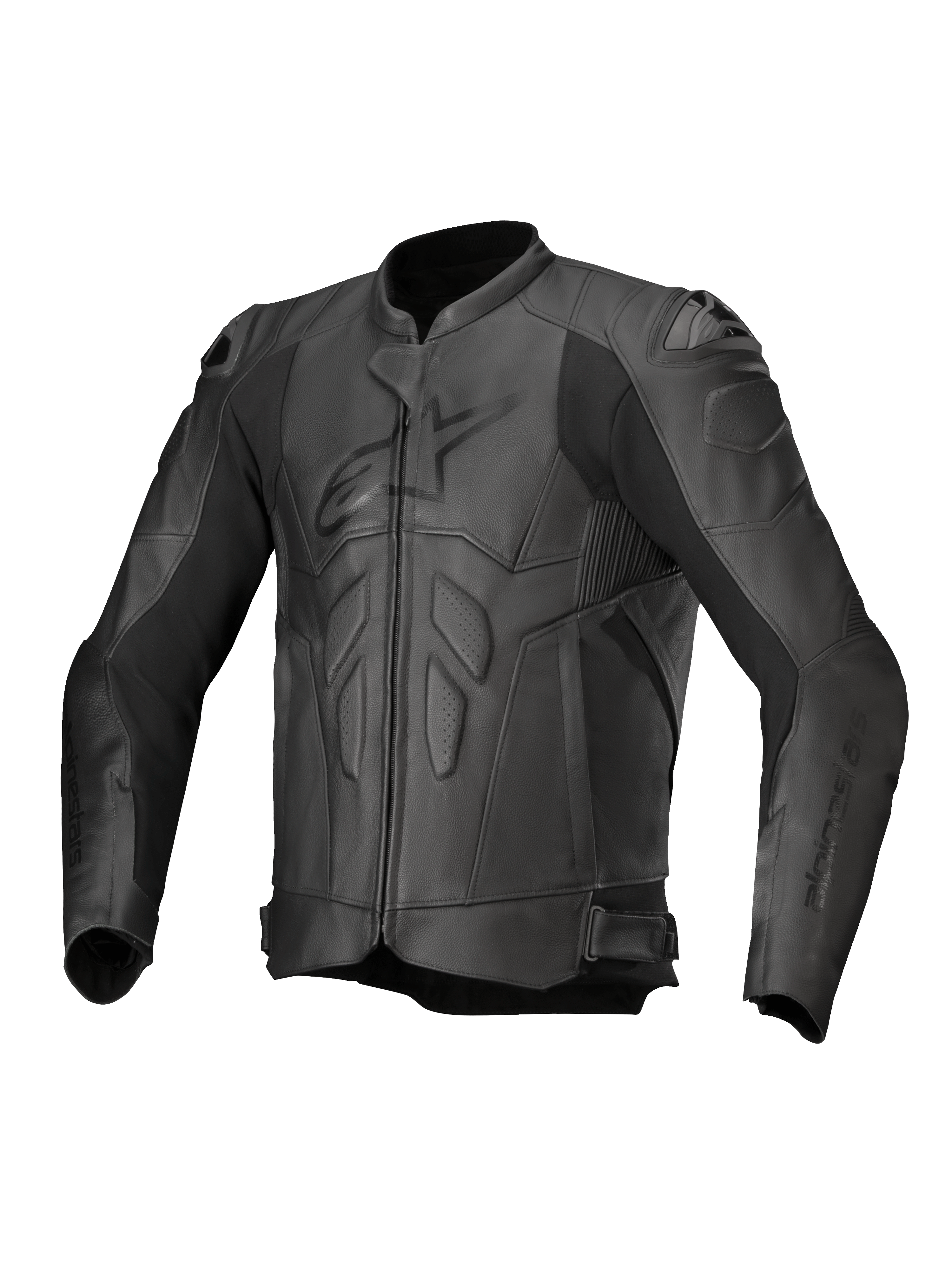 Alpinestars kurtka Dusk skórzana, męska kurtka motocyklowa, czarna, skóra bydlęca, slidery DFS oraz system Tech-Air Ready.