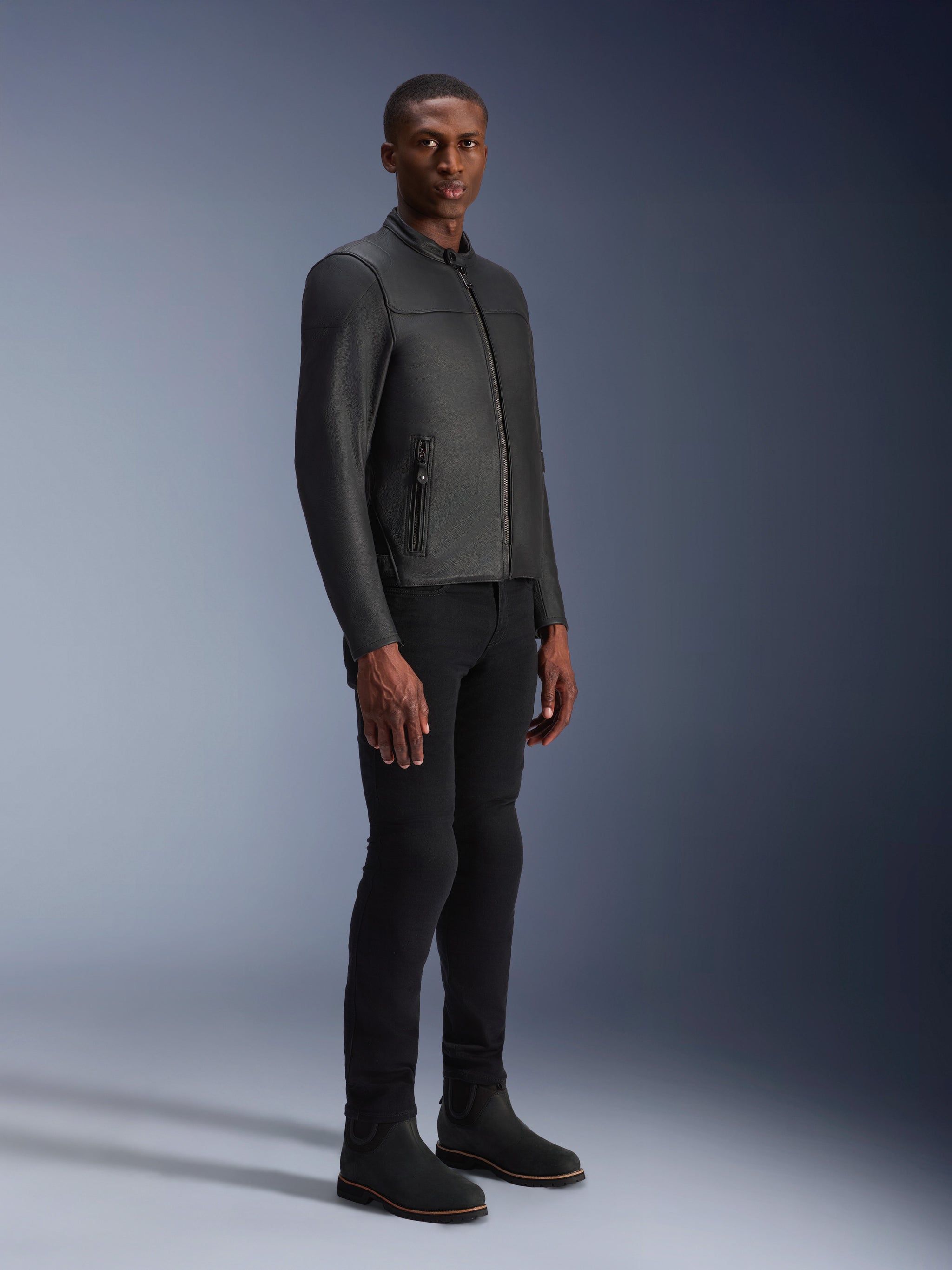 Blacktrack Leather Jacket