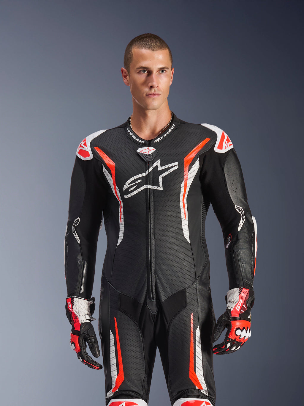 Skórzany Kombinezon GP Tech V5 1 Sztuka