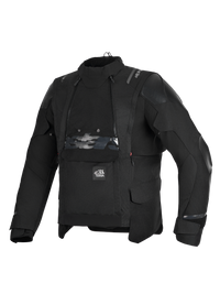 Alpinestars Harok V2 Drystar Jacket, All-Terrain Adventure Motorcycle Jacket, Black, CE certified with waterproof Drystar construction and modular ventilation