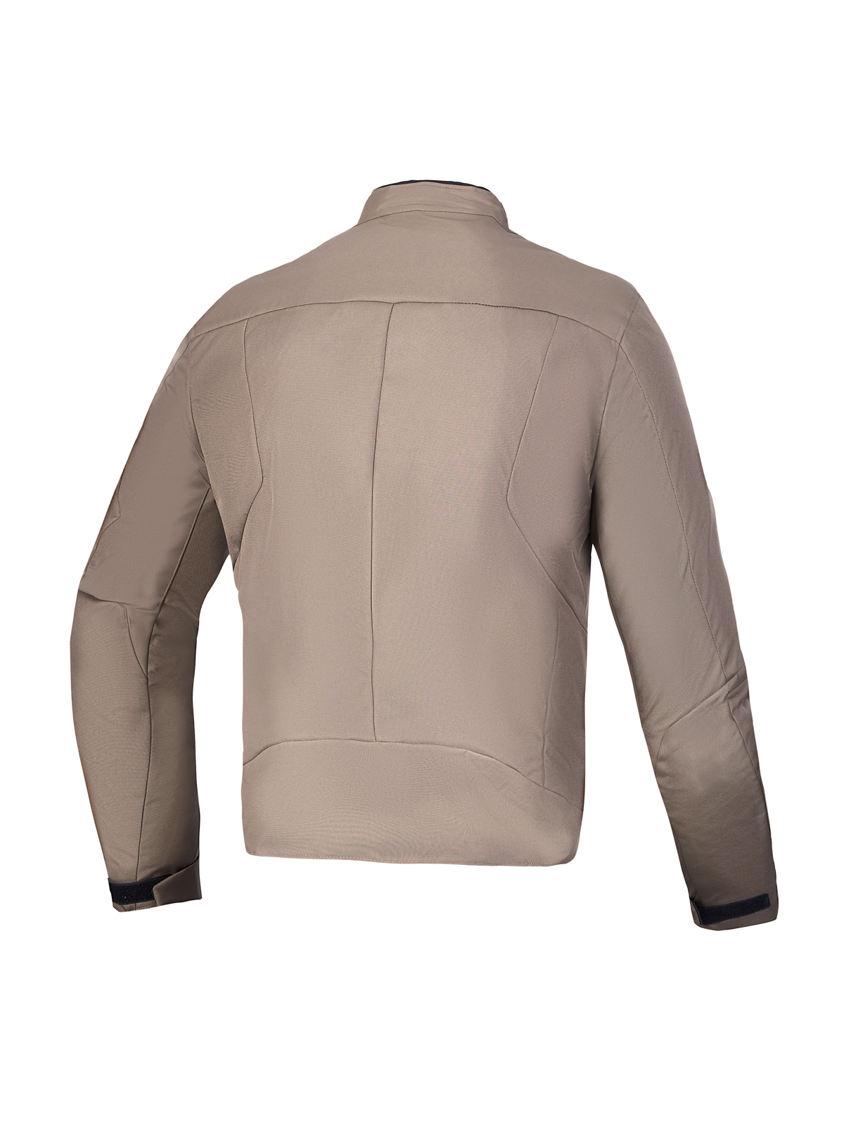 Alpinestars C-1 Waterproof Jacket, urban motorcycle jacket, Walnut Black, featuring a 3D back pattern and durable polyfabric construction, back view