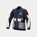 Kurtka Andes Air Drystar®, męska kurtka motocyklowa turystyczna, ciemnoniebieska, czarna i szara, certyfikowana CE, z wentylacją i kompatybilnością z Tech-Air®