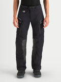 Alpinestars Maxdura Drystar XF Laminated Spodnie motocyklowe adventure męskie, czarne i ciemnoszare, z wodoodporną konstrukcją 3-warstwową, zamkami wentylacyjnymi na udach i skórzanymi panelami na kolanach