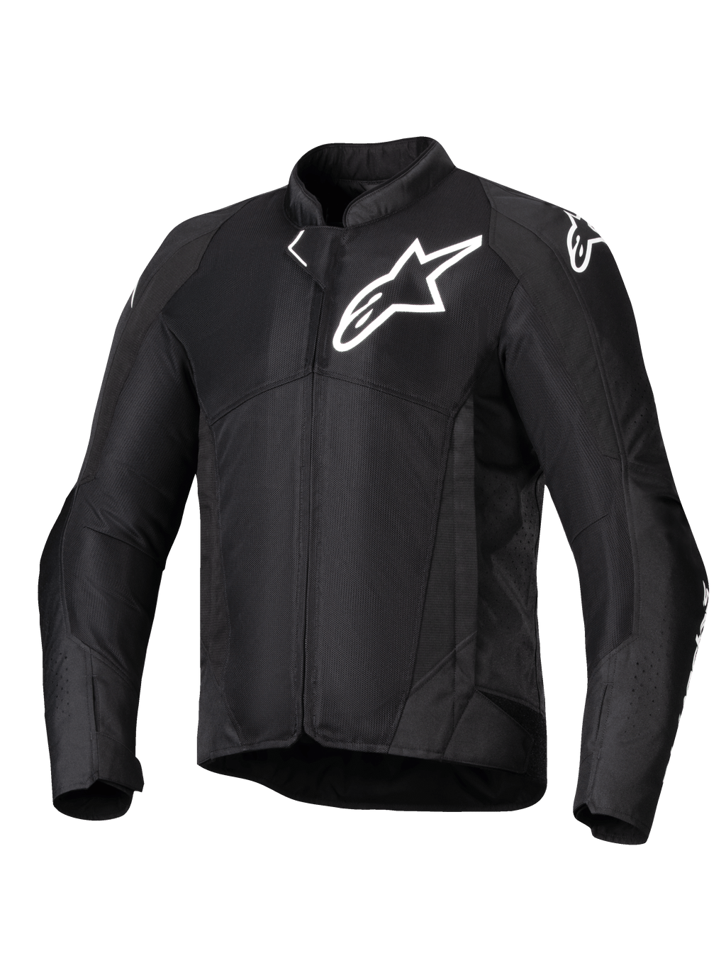 Alpinestars Viper Air V4, męska kurtka motocyklowa na lato, czarna, panele z siatki, Tech-Air Ready, certyfikat CE.