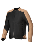 Alpinestars Kurtka C-1 Air, męska miejska kurtka motocyklowa, piaskowa i czarna, lekka siatka techniczna, certyfikowana CE.