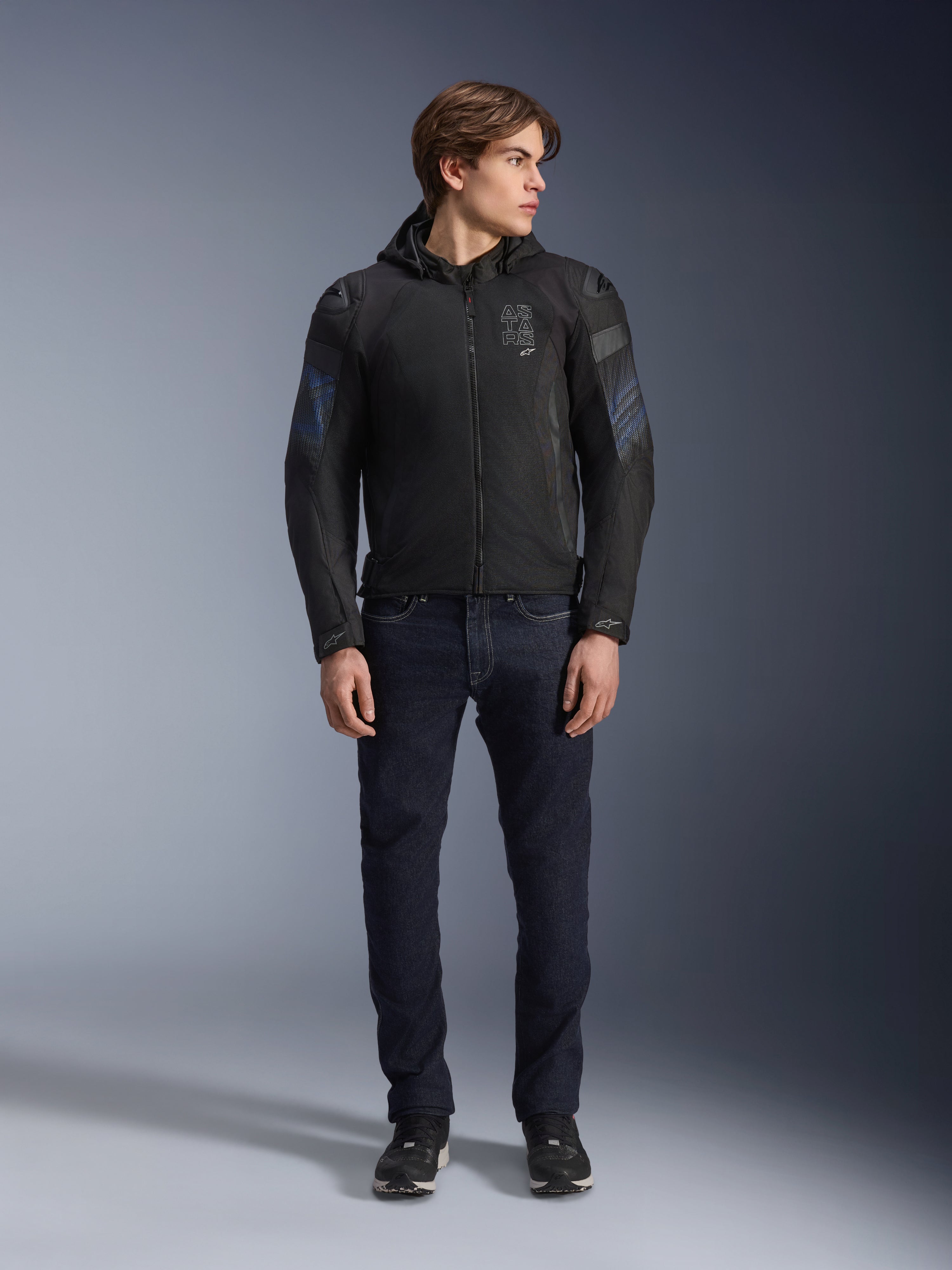 Zaca Air Venom Waterproof - Blue Motorcycle Jacket | Alpinestars®