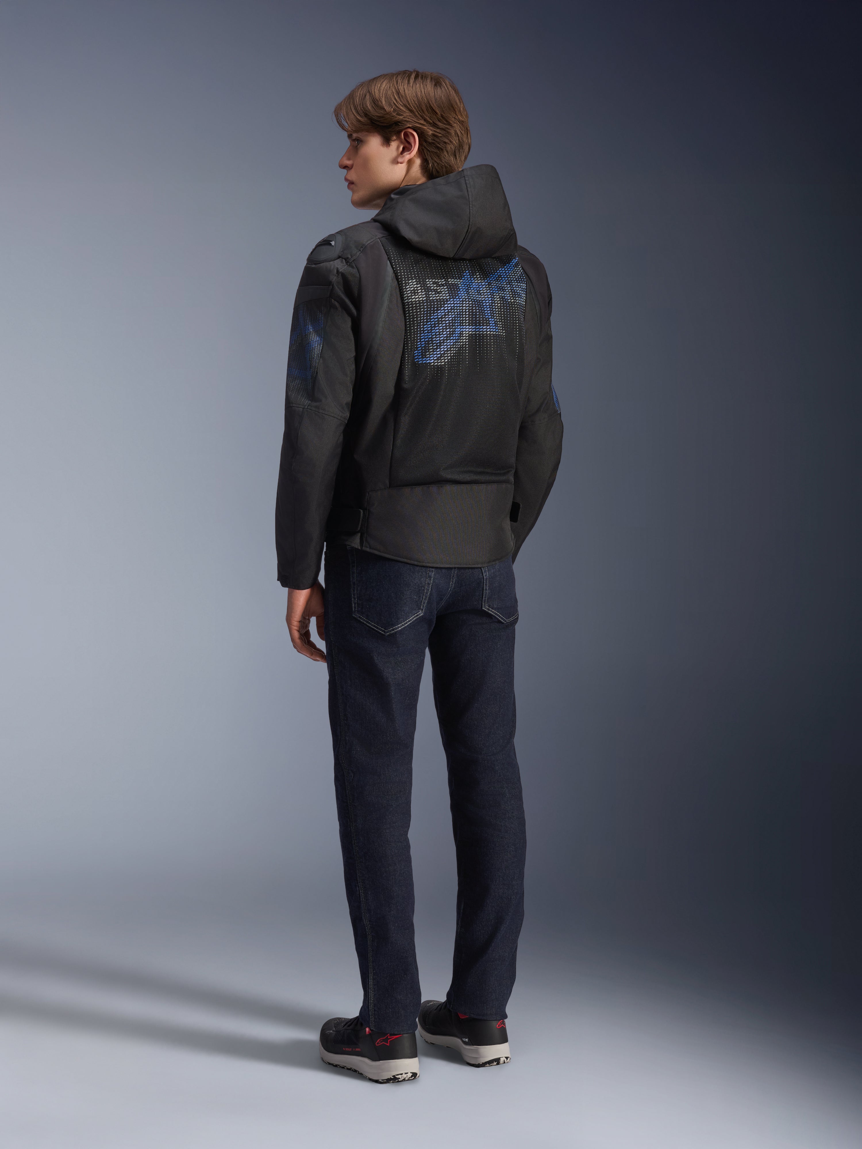 Zaca Air Venom Waterproof - Blue Motorcycle Jacket | Alpinestars®