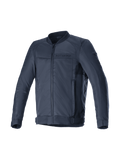 Alpinestars Luc V2 Air, męska miejska kurtka motocyklowa, granatowo-czarna, styl bomber, panele mesh, Tech-Air® Ready.