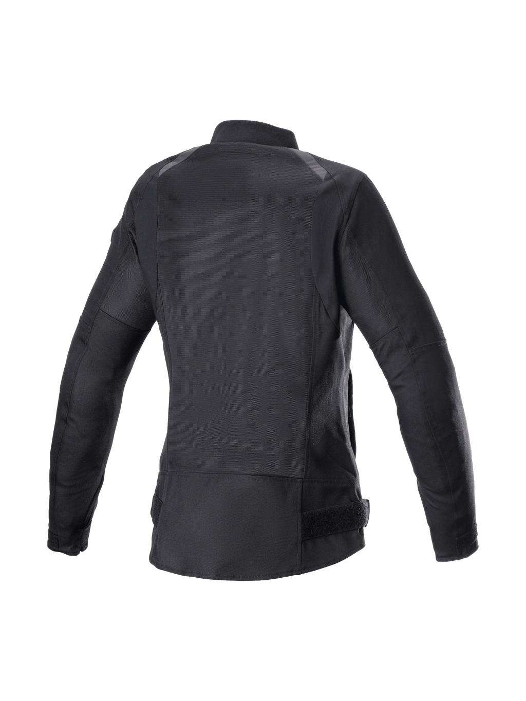 Alpinestars kurtka Eloise V2 Air, damska kurtka motocyklowa, czarna, siatkowe panele wentylacyjne i wydłużony tył.