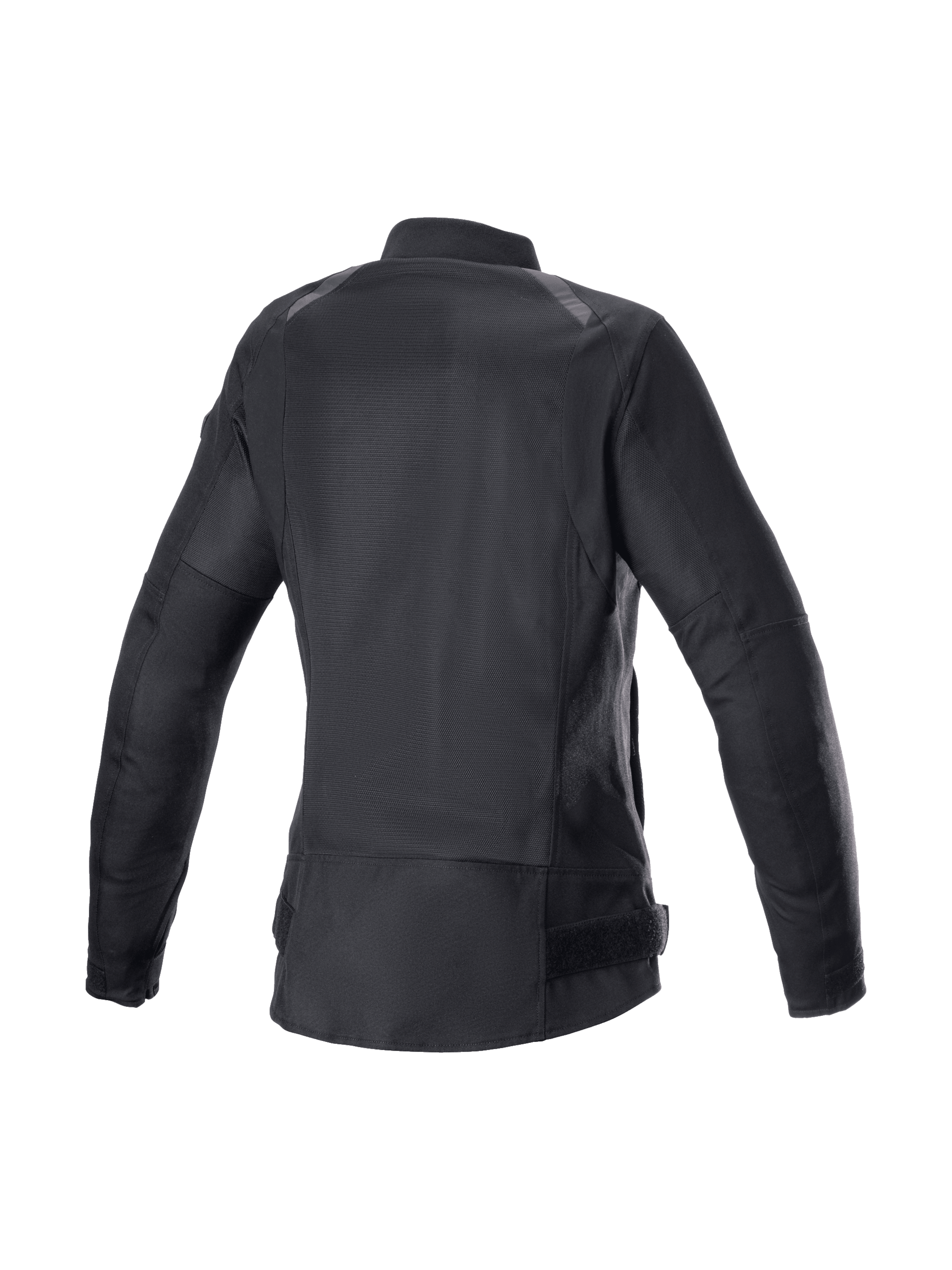 Alpinestars kurtka Eloise V2 Air, damska kurtka motocyklowa, czarna, siatkowe panele wentylacyjne i wydłużony tył.