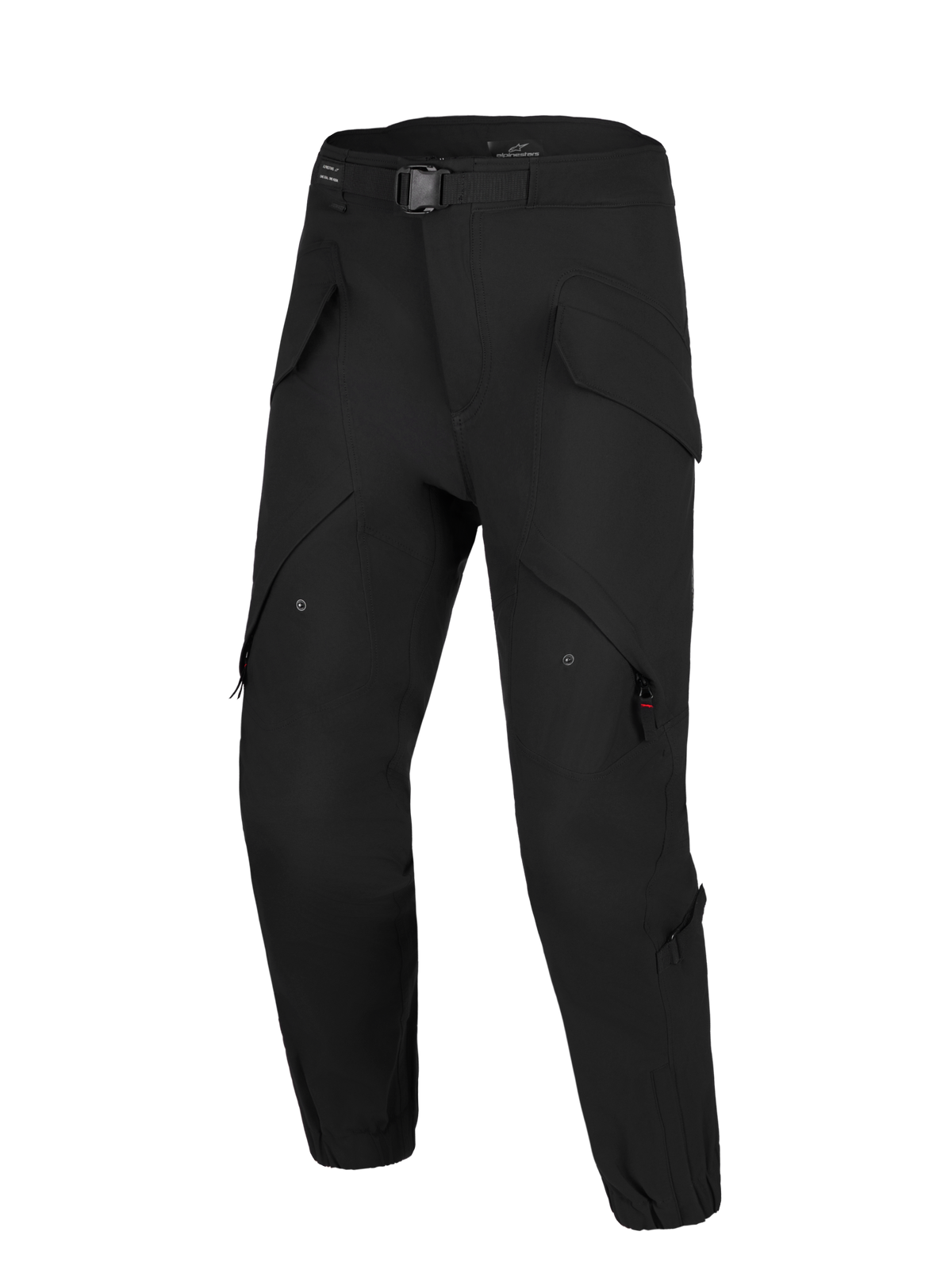 Alpinestars Juggernaut V2 Drystar Spodnie, miejskie spodnie motocyklowe, czarne, z certyfikatem CE, kieszenie typu cargo i membrana wodoodporna