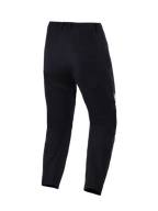 Alpinestars Explore AST Pants Short, spodnie motocyklowe adventure, czarne, widok z tyłu pokazujący konstrukcję ripstop, zamki na dole nogawek i ergonomiczny krój do jazdy w ciepłe dni