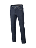 Alpinestars Cult-8 Stretch Denim Pants, Rinse Blue, relaxed fit urban motorcycle jeans, CE certified protection.