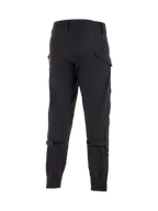 Spodnie Alpinestars Juggernaut Wodoodporne, czarne męskie spodnie motocyklowe softshell z regulacją łydek i kieszenią cargo.