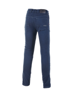 Alpinestars Cerium Tech Stretch Moto, męskie jeansy motocyklowe, niebieskie, elastyczny denim slim fit do jazdy miejskiej