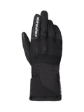 Alpinestars WT-1 Drystar Insulated Gloves, rękawice motocyklowe, czarne, tekstylna konstrukcja ze zintegrowaną ochroną kłykci, białe logo Alpinestars na palcu wskazującym, długi mankiet, wodoodporna i termiczna odzież do jazdy szosowej i adventure