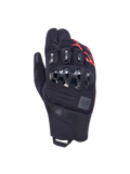 Alpinestars Harok Pro Drystar, rękawice motocyklowe all-terrain, czarne i czerwone, certyfikowana ochrona wodoodporna z ergonomicznym protektorem kostek o podwójnej gęstości