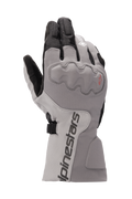 Rękawice Alpinestars WR-X GORE-TEX, motocyklowe rękawice turystyczne, ciemnoszare i jasnoszare z czarnym, długi mankiet, osłonięty ochraniacz kostek, wodoodporne i ocieplane do jazdy zimą