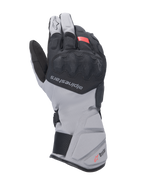 Alpinestars Tourer W-7 V2 Drystar Gloves, turystyczne rękawice motocyklowe, czarne i ciemnoszare z czerwonym akcentem, wodoodporna zimowa konstrukcja z długim mankietem, osłoniętym ochraniaczem kostek SP Lite i regulowanym systemem zapięcia