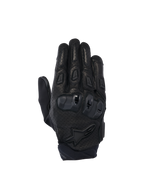 Alpinestars SP X 7, męskie sportowe rękawice motocyklowe, czarne, perforowana skóra, ochraniacze kostek TPU, certyfikat CE.