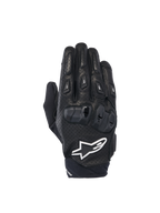 Alpinestars SP X 7, krótkie rękawice motocyklowe męskie, czarne i białe, perforowana skóra, ochraniacze kostek TPU, certyfikowane CE