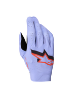 Alpinestars Supertech MX, rękawice motocyklowe, męskie, jasnofioletowe i czarne, perforowany elastyczny materiał